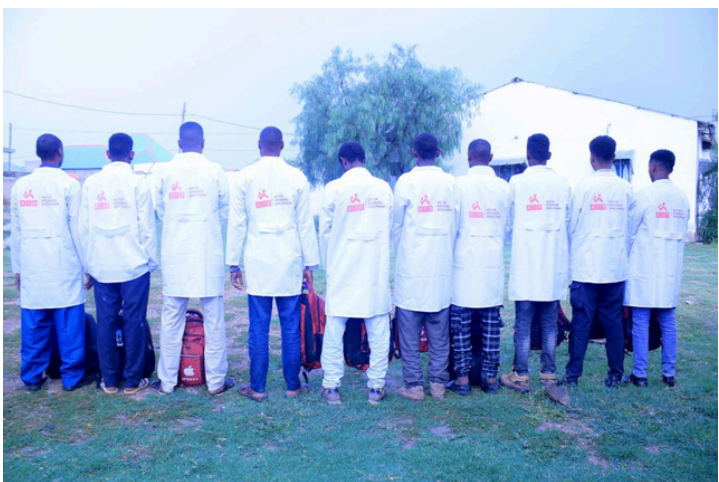 AID team members in the field